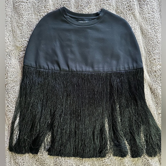 Super classy and chic Cynthia Rowley Fringe Capelet. Brand new, with tags. - Picture 4 of 4